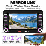 Car MP5 Player Phone Connectivity Bluetooth Reversing Camera for Volkswagen, F9070W 7 inch