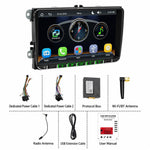 Car MP5 Player Phone Connectivity Bluetooth Reversing Camera for Volkswagen, F9095W 9 inch
