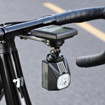 WEST BIKING Under Mount Carbon Fiber Bike Front Light Cycling Headlight
