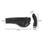 WEST BIKING 1 Pair Adjustable Non-Slip Mountain Bike Handlebar Grips with Bar Ends