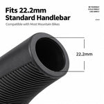 WEST BIKING 1 Pair Adjustable Non-Slip Mountain Bike Handlebar Grips with Bar Ends