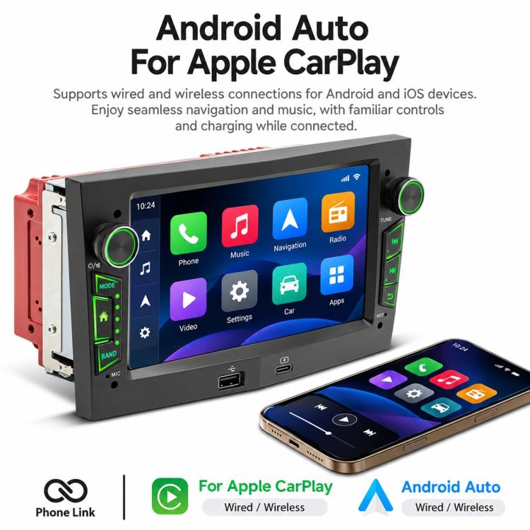 7 inch Car MP5 Player Phone Connectivity Bluetooth Reversing Camera with USB for OPEL, with USB for OPEL
