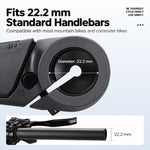 WEST BIKING 1 Pair Ergonomic Bicycle Rest Bar Mountain Bike Thumb Bar Ends, YP0804101