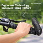 WEST BIKING 1 Pair Ergonomic Bicycle Rest Bar Mountain Bike Thumb Bar Ends, YP0804101