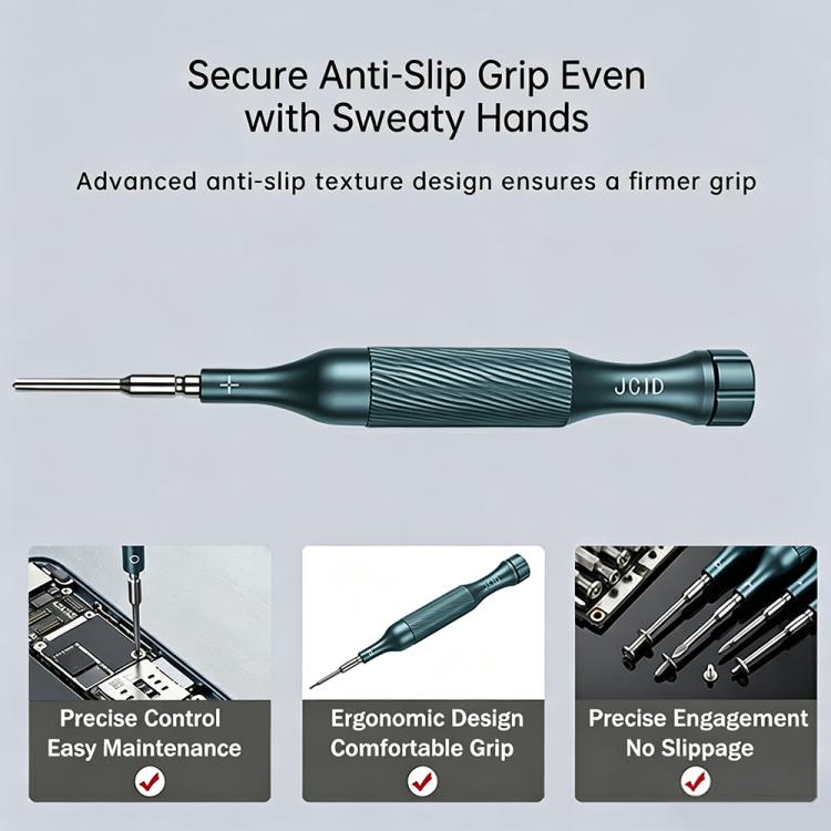 JCID S1-E 7 in 1 Magnetic S2 Alloy 2D Screwdriver Set For iPhone 17 Series