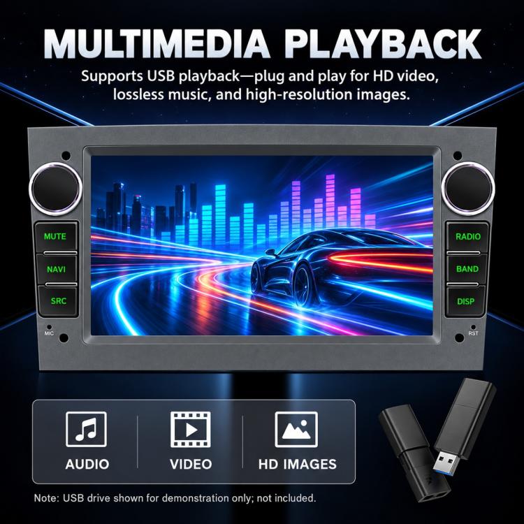 7 inch Car MP5 Player Phone Connectivity Bluetooth Reversing Camera for OPEL, For OPEL
