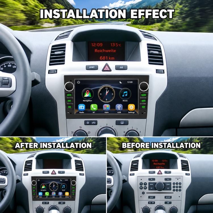 7 inch Car MP5 Player Phone Connectivity Bluetooth Reversing Camera for OPEL, For OPEL