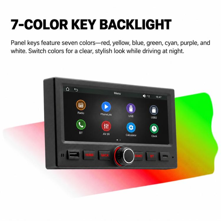 6.86 inch Car MP5 Player Wireless CarPlay/Android Auto Bluetooth HD Display for Ford F150 1998-2007, For Ford F150 1998-2007