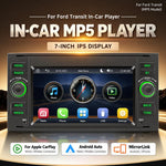 7 inch Car MP5 Player Wireless CarPlay/Android Auto Bluetooth HD Display for Ford Transit 2006–2011, For Ford Transit 2006–2011