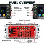 7 inch Car MP5 Player Wireless CarPlay/Android Auto Bluetooth HD Display for Ford Focus, For Ford Focus