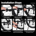 WEST BIKING Bike Kickstand Portable Aluminum Alloy Bicycle Support Stand for MTB & Road Bike, YP0712048