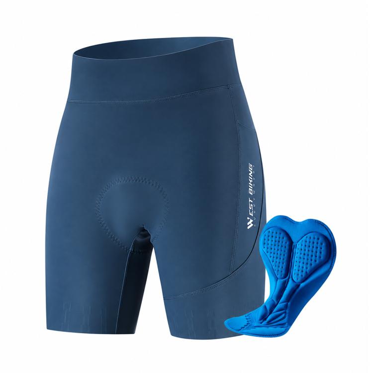 WEST BIKING Summer Bicycle Cycling Shorts with Thickened Breathable Seat Pad, M, L
