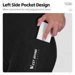 WEST BIKING Summer Bicycle Cycling Shorts with Thickened Breathable Seat Pad, M, L