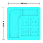 RF4 RF-PO20 Universal Multi-Size High-Temperature Resistant Heat Insulating Tin Plated Silicone Pad
