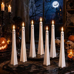 Halloween Ghost-Shaped LED Flameless Plastic Candles, 4 PCS/Set Assorted, 4 PCS/Set Standard Style, 6 PCS/Set Standard Style, 4 PCS/Set Smiley Face Style, 6 PCS/Set Smiley Face Style, 4 PCS/Set Cry Face Style, 6 PCS/Set Cry Face Style                  ...