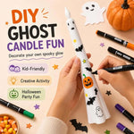 Halloween Ghost-Shaped LED Flameless Plastic Candles, 4 PCS/Set Assorted, 4 PCS/Set Standard Style, 6 PCS/Set Standard Style, 4 PCS/Set Smiley Face Style, 6 PCS/Set Smiley Face Style, 4 PCS/Set Cry Face Style, 6 PCS/Set Cry Face Style                  ...