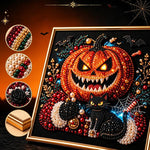 Dark Halloween Diamond Painting Kit, 20cm  Frameless, 30cm Frameless, 20cm With Frame
