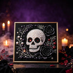 Dark Halloween Diamond Painting Kit, 20cm  Frameless, 30cm Frameless, 20cm With Frame