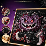 Dark Halloween Diamond Painting Kit, 20cm  Frameless, 30cm Frameless, 20cm With Frame