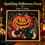 Dark Halloween Diamond Painting Kit, 20cm  Frameless, 30cm Frameless, 20cm With Frame