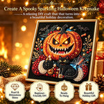 Dark Halloween Diamond Painting Kit, 20cm  Frameless, 30cm Frameless, 20cm With Frame