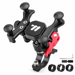 WEST BIKING Bike Phone Mount Shockproof Cycling Navigation Holder for MTB & Road Bikes, Stem Mount, Handlebar Mount, Mirror Mount