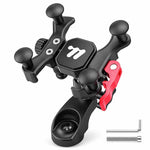 WEST BIKING Bike Phone Mount Shockproof Cycling Navigation Holder for MTB & Road Bikes, Stem Mount, Handlebar Mount, Mirror Mount