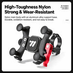 WEST BIKING Bike Phone Mount Shockproof Cycling Navigation Holder for MTB & Road Bikes, Stem Mount, Handlebar Mount, Mirror Mount