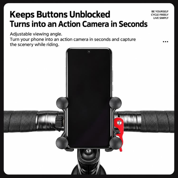 WEST BIKING Bike Phone Mount Shockproof Cycling Navigation Holder for MTB & Road Bikes, Stem Mount, Handlebar Mount, Mirror Mount