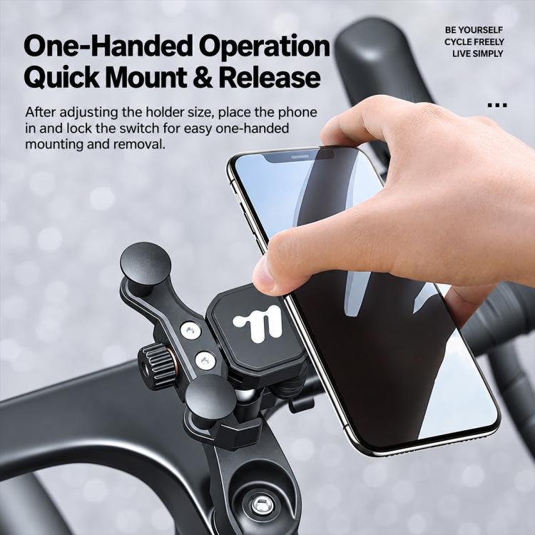 WEST BIKING Bike Phone Mount Shockproof Cycling Navigation Holder for MTB & Road Bikes, Stem Mount, Handlebar Mount, Mirror Mount