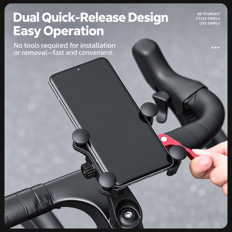WEST BIKING Bike Phone Mount Shockproof Cycling Navigation Holder for MTB & Road Bikes, Stem Mount, Handlebar Mount, Mirror Mount