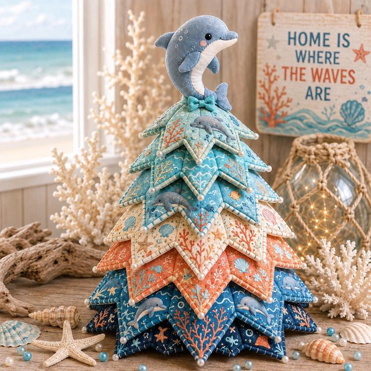 Ocean Friends DIY Patchwork Christmas Tree Kit