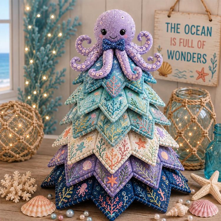 Ocean Friends DIY Patchwork Christmas Tree Kit