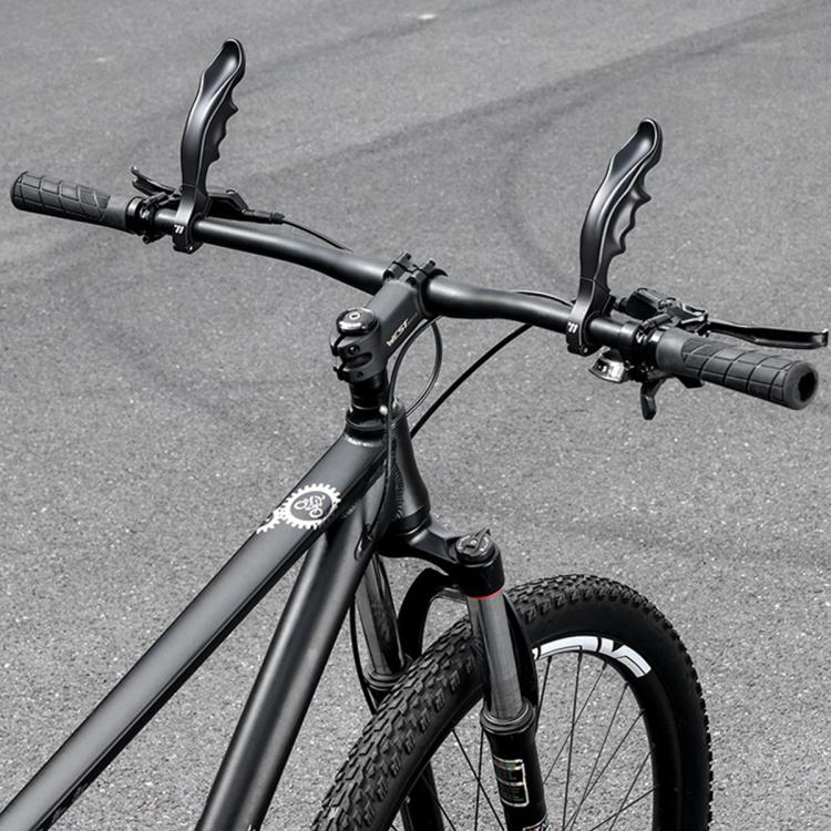 WEST BIKING 1 Pair Bicycle Rest Bar Dragon-bone Shape Ergonomic Cycling Thumb Bar Ends, YP0804099