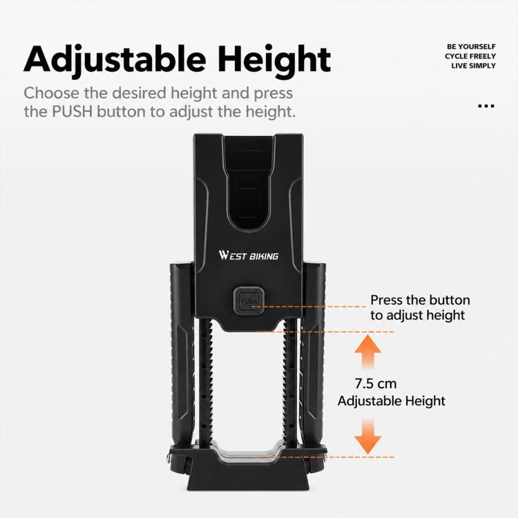 WEST BIKING Bike Crank Kickstand Portable Folding Bicycle Parking Stand, YP0723032