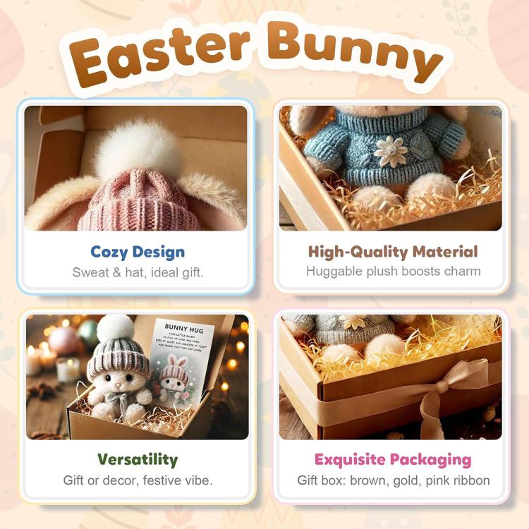 Mini Bunny Hug Cute Easter Gift