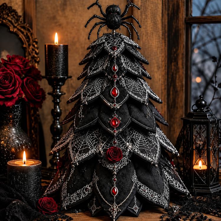 DIY Fabric Quilted Tree Sewing Craft Kit, Santa Claus A, Christmas Reindeer, Snowman, Sprite, Free-spirited Style, Autumn Harvest, Halloween, Thanksgiving, Back-to-school Season, Ghost House, Ghost Hat, Witch hat, Pumpkin, Candy Corn, Black Cat        ...