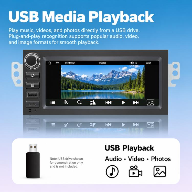 6.86 inch Car MP5 Player Wireless Central Control Smart Screen for Chevrolet, For Chevrolet