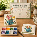 Mosaic Art DIY Craft Kit Creative Handmade Decor Gift, Watering Can, Hummingbird, Butterfly, Dragonfly, Sunflower, Wildflower, Bee, Ladybug