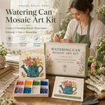 Mosaic Art DIY Craft Kit Creative Handmade Decor Gift, Watering Can, Hummingbird, Butterfly, Dragonfly, Sunflower, Wildflower, Bee, Ladybug