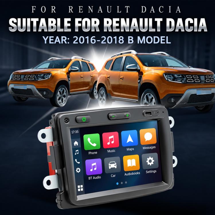 7 inch Car MP5 Player Wireless Central Control Smart Screen for Renault Dacia 2016–2018, For Renault Dacia 2016–2018