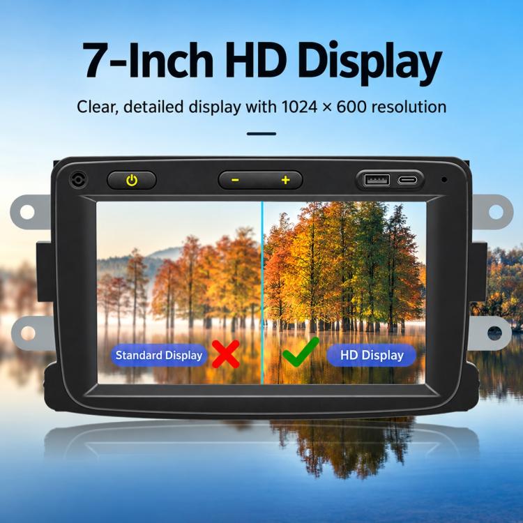 7 inch Car MP5 Player Wireless Central Control Smart Screen for Renault Dacia 2016–2018, For Renault Dacia 2016–2018