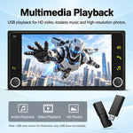 7 inch Car MP5 Player Wireless Central Control Smart Screen with Button for Toyota Corolla, with Button