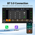 7 inch Car MP5 Player Wireless Central Control Smart Screen with Button for Toyota Corolla, with Button
