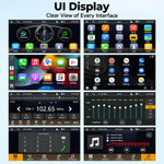 7 inch Car MP5 Player Wireless Central Control Smart Screen with Button for Toyota Corolla, with Button