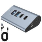 HAS-2A2C 2 USB-A & 2 USB-C 10Gbps Max Output USB 3.2 HUB, HAS-2A2C