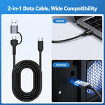 HAS-2A2C 2 USB-A & 2 USB-C 10Gbps Max Output USB 3.2 HUB, HAS-2A2C