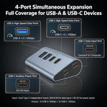 HAS-2A2C 2 USB-A & 2 USB-C 10Gbps Max Output USB 3.2 HUB, HAS-2A2C