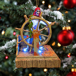 Halloween Pirate-Themed Desktop Decoration Hanging Ornament, Pirate, Spooky, Knife Hat