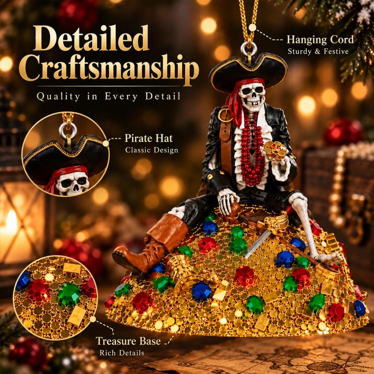 Halloween Pirate-Themed Desktop Decoration Hanging Ornament, Pirate, Spooky, Knife Hat
